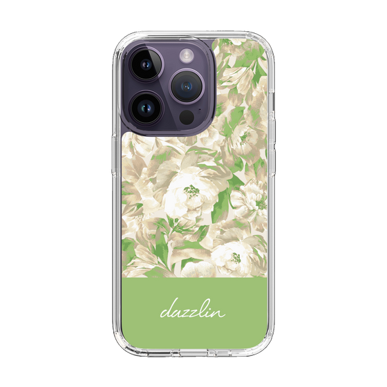 Slim Protection Case［ dazzlin - PaintFlower - Green ］