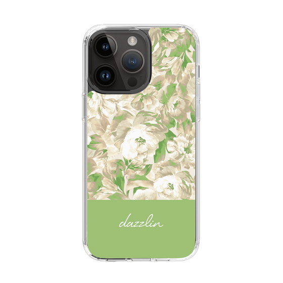 Slim Protection Case［ dazzlin - PaintFlower - Green ］