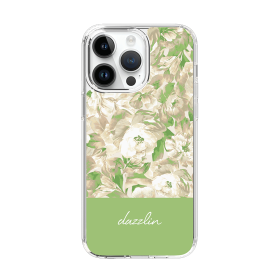 Slim Protection Case［ dazzlin - PaintFlower - Green ］