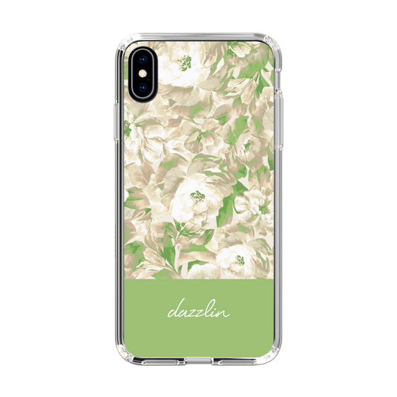Slim Protection Case［ dazzlin - PaintFlower - Green ］