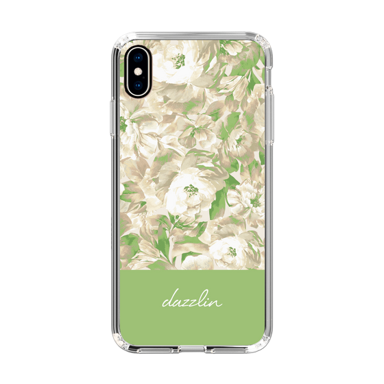Slim Protection Case［ dazzlin - PaintFlower - Green ］