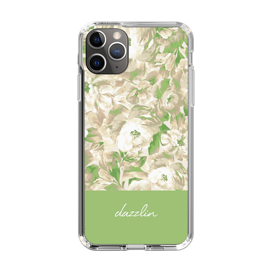 Slim Protection Case［ dazzlin - PaintFlower - Green ］