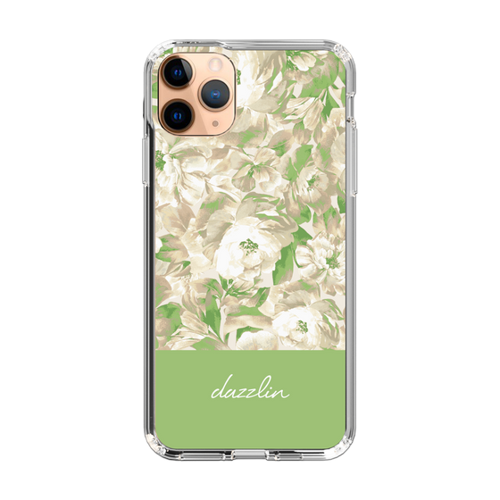 Slim Protection Case［ dazzlin - PaintFlower - Green ］