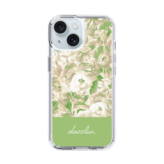 Slim Protection Case［ dazzlin - PaintFlower - Green ］