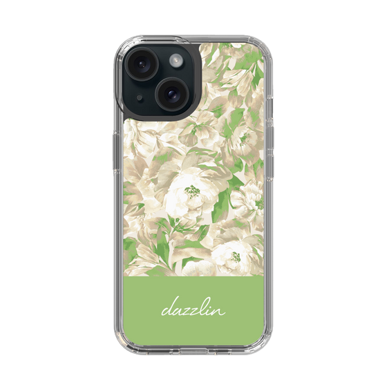 Slim Protection Case［ dazzlin - PaintFlower - Green ］