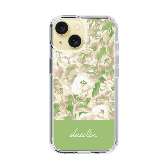 Slim Protection Case［ dazzlin - PaintFlower - Green ］