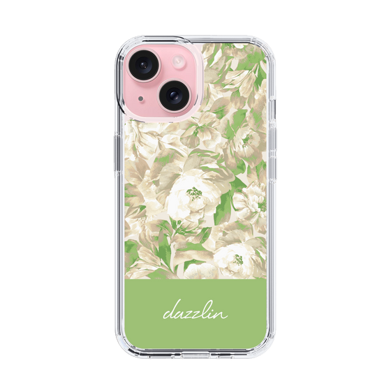 Slim Protection Case［ dazzlin - PaintFlower - Green ］