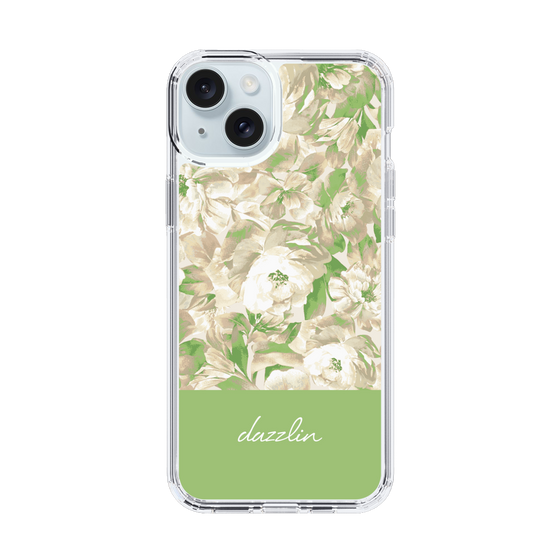 Slim Protection Case［ dazzlin - PaintFlower - Green ］