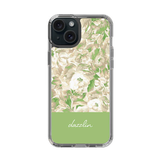 Slim Protection Case［ dazzlin - PaintFlower - Green ］