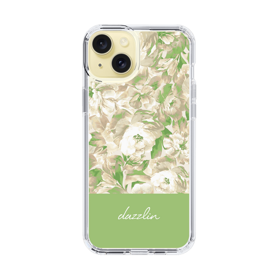 Slim Protection Case［ dazzlin - PaintFlower - Green ］