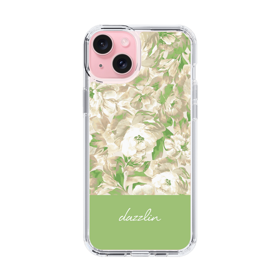 Slim Protection Case［ dazzlin - PaintFlower - Green ］
