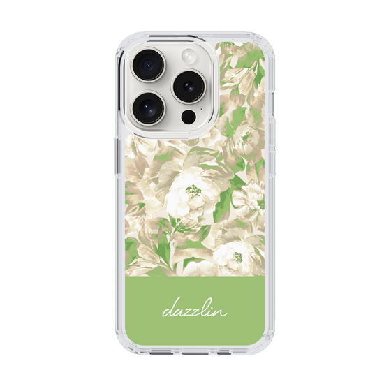 Slim Protection Case［ dazzlin - PaintFlower - Green ］
