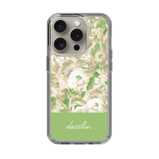 Slim Protection Case［ dazzlin - PaintFlower - Green ］
