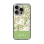 Slim Protection Case［ dazzlin - PaintFlower - Green ］