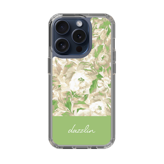 Slim Protection Case［ dazzlin - PaintFlower - Green ］