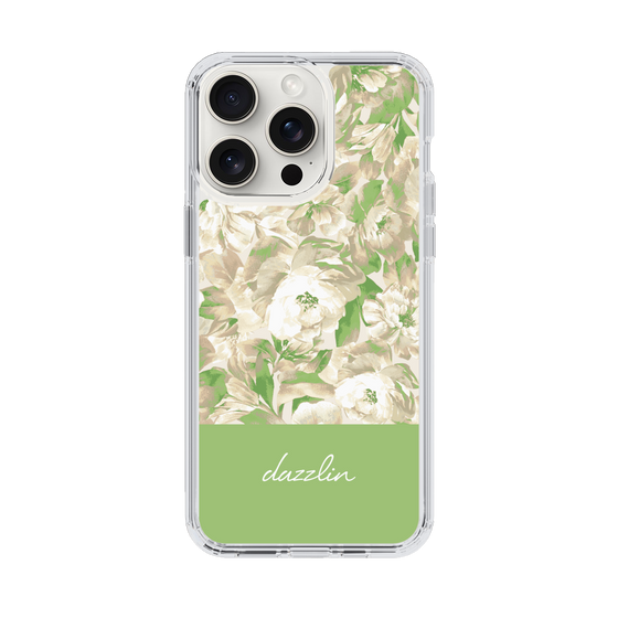 Slim Protection Case［ dazzlin - PaintFlower - Green ］