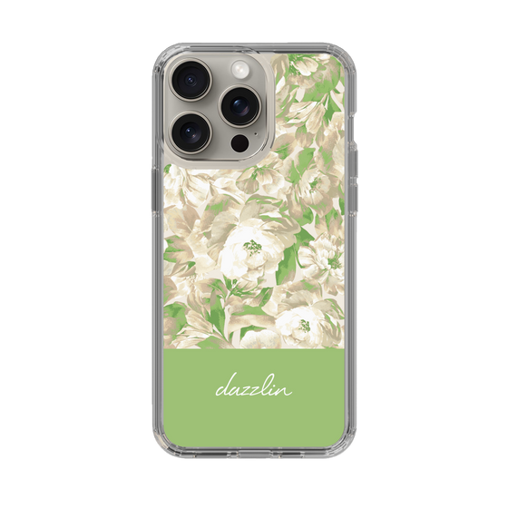 Slim Protection Case［ dazzlin - PaintFlower - Green ］