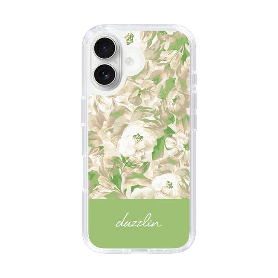 Slim Protection Case［ dazzlin - PaintFlower - Green ］