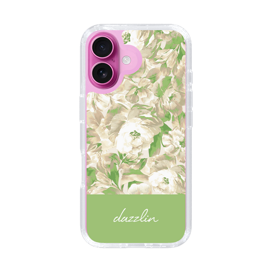 Slim Protection Case［ dazzlin - PaintFlower - Green ］