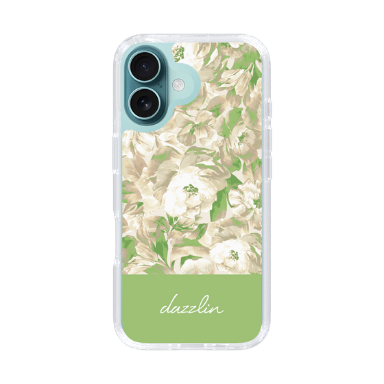 Slim Protection Case［ dazzlin - PaintFlower - Green ］