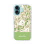 Slim Protection Case［ dazzlin - PaintFlower - Green ］
