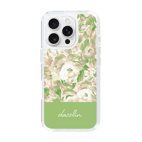Slim Protection Case［ dazzlin - PaintFlower - Green ］