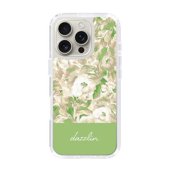 Slim Protection Case［ dazzlin - PaintFlower - Green ］