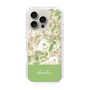Slim Protection Case［ dazzlin - PaintFlower - Green ］
