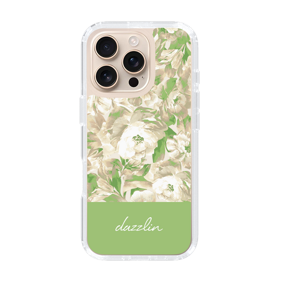 Slim Protection Case［ dazzlin - PaintFlower - Green ］