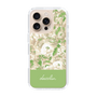 Slim Protection Case［ dazzlin - PaintFlower - Green ］