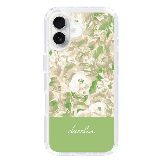 Slim Protection Case［ dazzlin - PaintFlower - Green ］