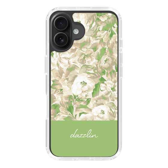 Slim Protection Case［ dazzlin - PaintFlower - Green ］