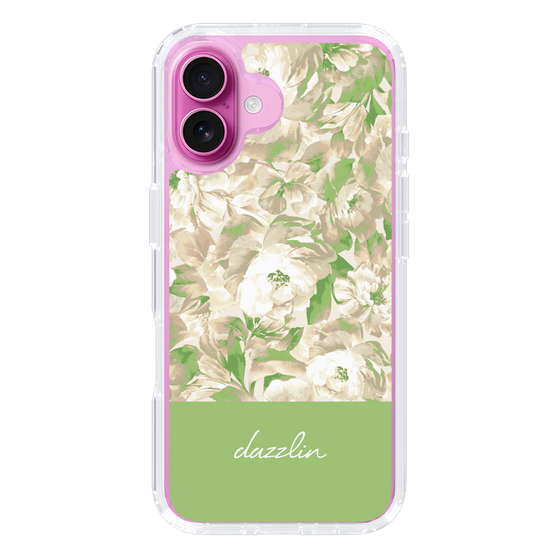 Slim Protection Case［ dazzlin - PaintFlower - Green ］