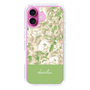 Slim Protection Case［ dazzlin - PaintFlower - Green ］