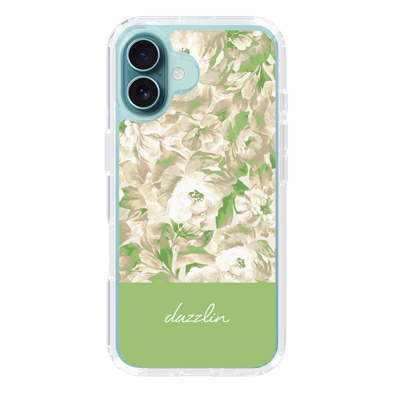 Slim Protection Case［ dazzlin - PaintFlower - Green ］