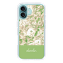 Slim Protection Case［ dazzlin - PaintFlower - Green ］