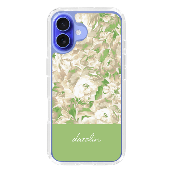 Slim Protection Case［ dazzlin - PaintFlower - Green ］