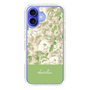 Slim Protection Case［ dazzlin - PaintFlower - Green ］