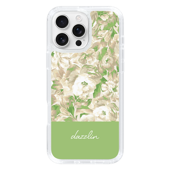 Slim Protection Case［ dazzlin - PaintFlower - Green ］