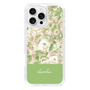 Slim Protection Case［ dazzlin - PaintFlower - Green ］
