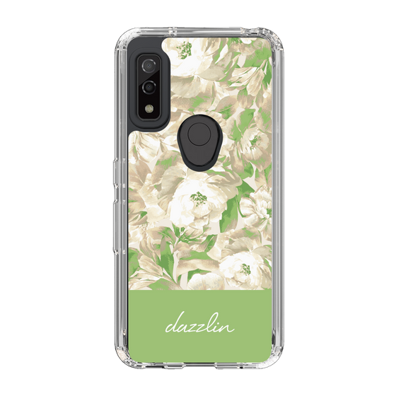 Slim Protection Case［ dazzlin - PaintFlower - Green ］