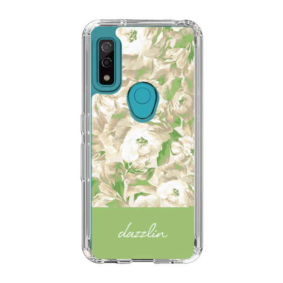 Slim Protection Case［ dazzlin - PaintFlower - Green ］
