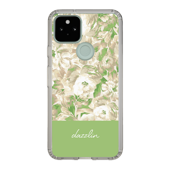 Slim Protection Case［ dazzlin - PaintFlower - Green ］