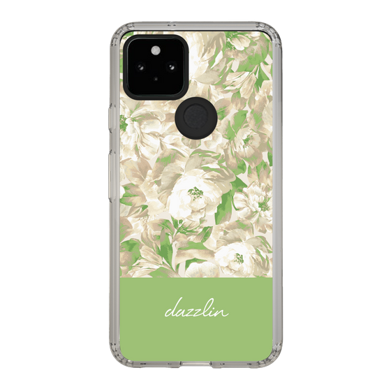Slim Protection Case［ dazzlin - PaintFlower - Green ］