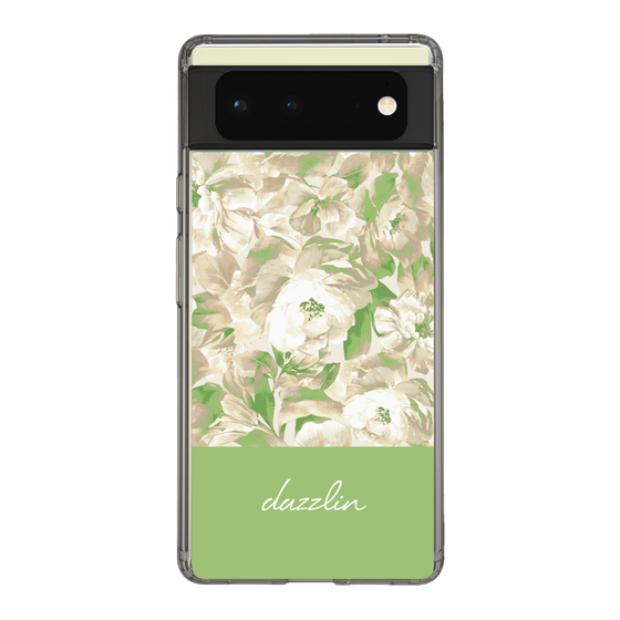 Slim Protection Case［ dazzlin - PaintFlower - Green ］