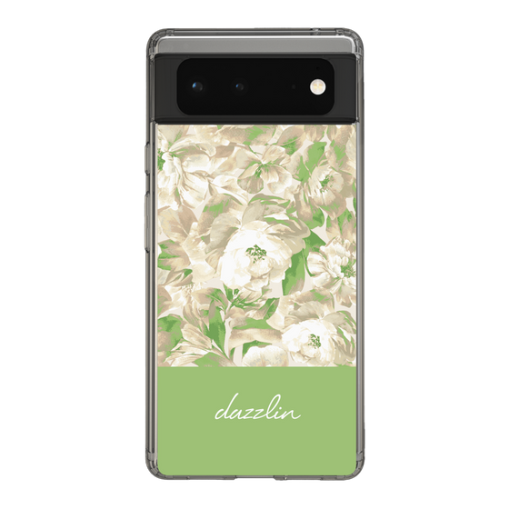 Slim Protection Case［ dazzlin - PaintFlower - Green ］