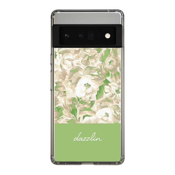 Slim Protection Case［ dazzlin - PaintFlower - Green ］