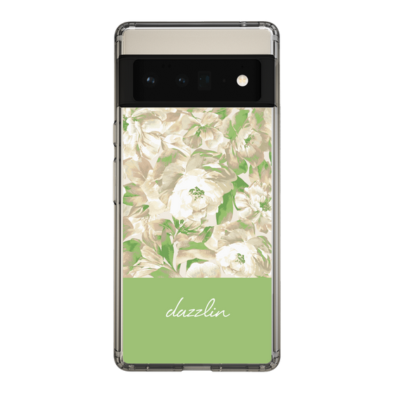 Slim Protection Case［ dazzlin - PaintFlower - Green ］