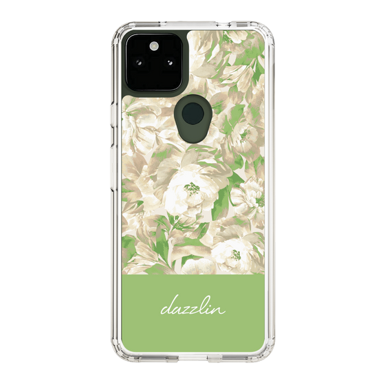 Slim Protection Case［ dazzlin - PaintFlower - Green ］