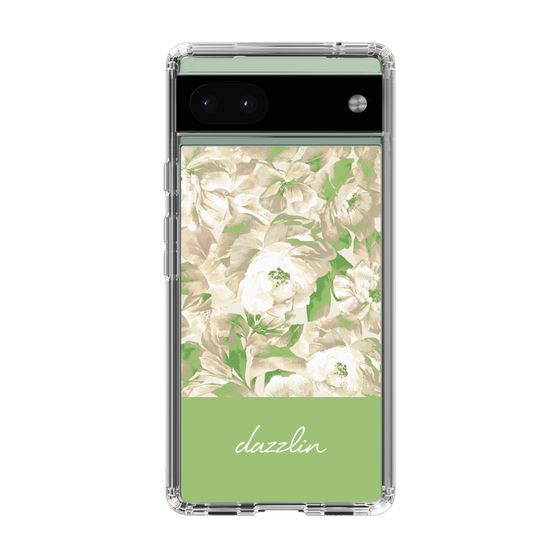Slim Protection Case［ dazzlin - PaintFlower - Green ］